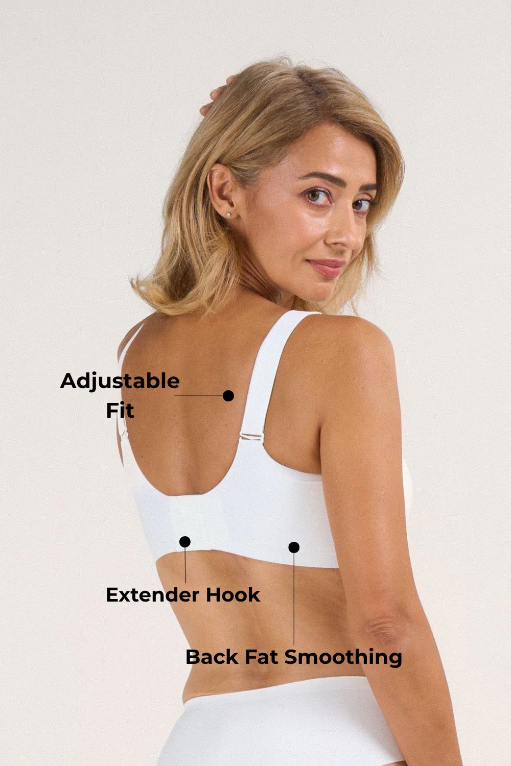 Seamless V-Neck Wireless Full Support Jelly Bra