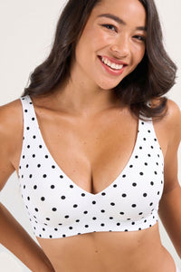 White polka dot